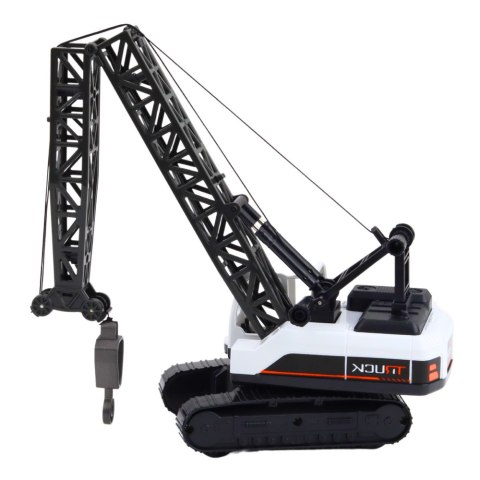 DŹWIG GĄSIENICOWY BUDOWLANY OBRÓT 360° RUCHOMY HAK BIAŁY