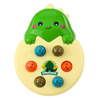 GRA ZRECZNOŚCIOWA MINI WHACK A MOLE DINOZAUR W JAJKU ZIELONY