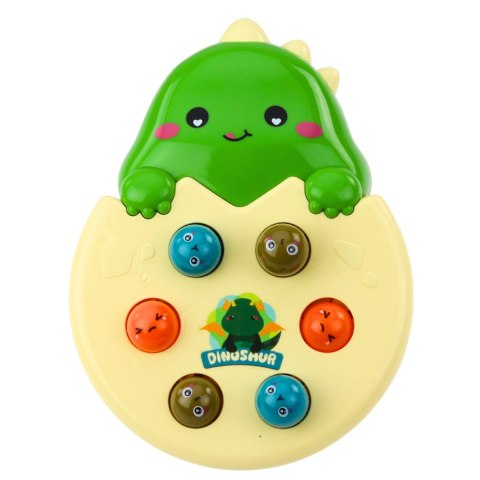 GRA ZRECZNOŚCIOWA MINI WHACK A MOLE DINOZAUR W JAJKU ZIELONY