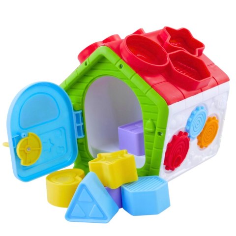 INTERAKTYWNY DOMEK EDUKACYJNY SORTER DLA MALUCHA ZIELONY