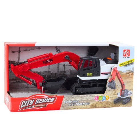 KOPARKA GĄSIENICOWA RUCHOMA ŁYŻKA OBROTOWA KABINA 360° 1:14