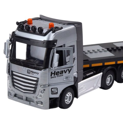 LAWETA Z KOPARKĄ ZDALNIE STEROWANA RC ŚWIATŁA DŹWIĘKI 1:24