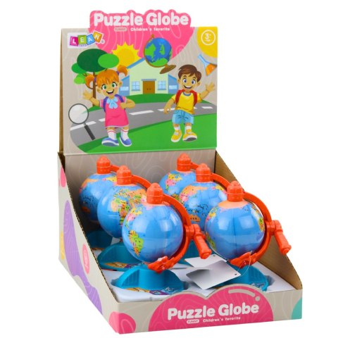 MINI GLOBUS OBROTOWE KOŁO ZĘBATE RUCHOMY SAMOLOT
