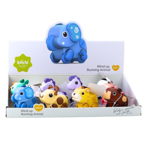 NAKRĘCANE JEŻDŻĄCE ZWIERZĄTKO ZABAWKA DLA MALUCHA MIX