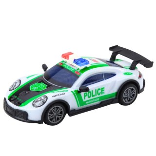 SAMOCHÓD POLICYJNY SPORTOWY ZDALNIE STEROWANY RC DRIFT ŚWIATŁA LED 1:22