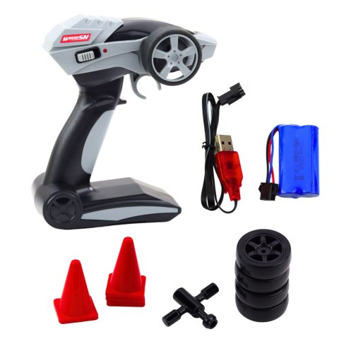 SAMOCHÓD WYŚCIGOWY AUTO DO DRIFTU RC NIEBIESKIE 30KM/H 1:16