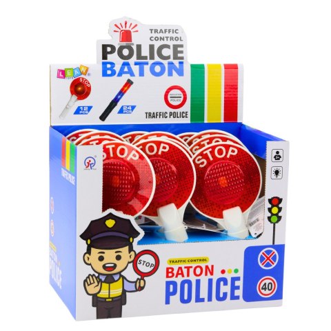 SYGNALIZATOR POLICYJNY LIZAK DLA DZIECI STOP GO ŚWIATŁO