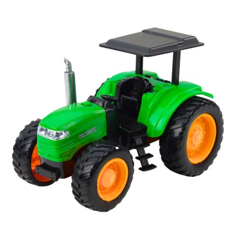 TRAKTOR FARMERSKI Z PRZYCZEPĄ ZDALNIE STEROWANY RC ZIELONY
