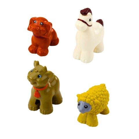 TRAKTOR Z NAPĘDEM INTERAKTYWNY ZWIERZĄTKA PRZYCZEPA DŹWIĘKI ŚWIATŁA