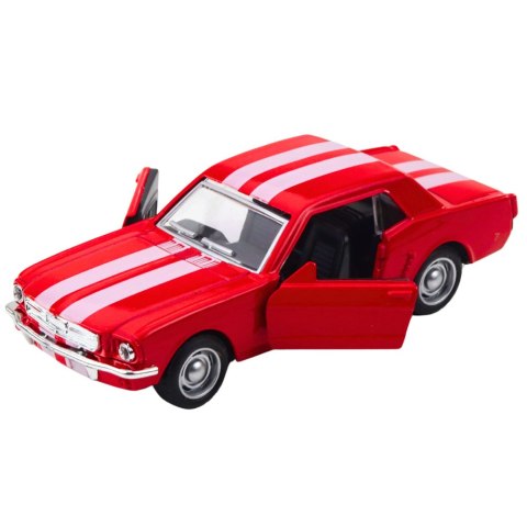 AUTKO KLASYCZNE Z NAPĘDEM PULL-BACK METALOWE OTWIERANE DRZWI 1:32 MIX