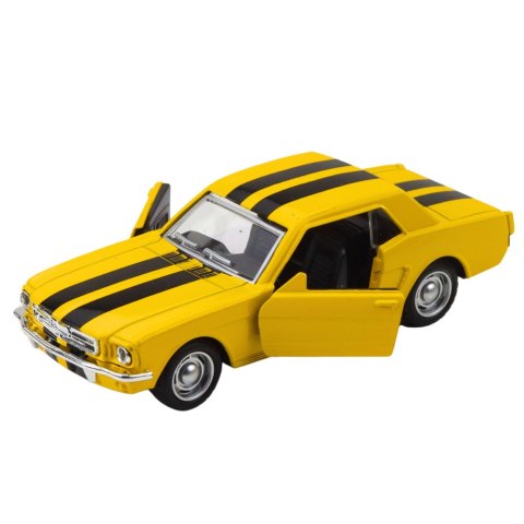 AUTKO KLASYCZNE Z NAPĘDEM PULL-BACK METALOWE OTWIERANE DRZWI 1:32 MIX