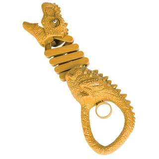 GRYZĄCY DINOZAUR CHWYTAK PISTOLET BRĄZOWY