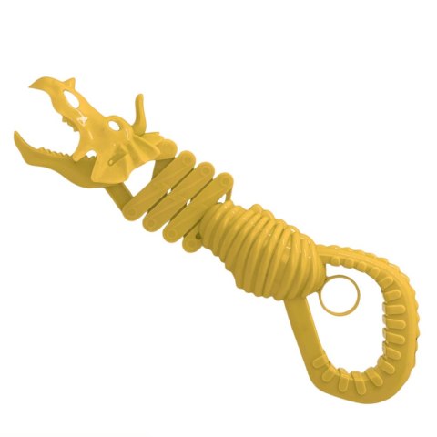 GRYZĄCY SZKIELET DINOZAUR CHWYTAK PISTOLET BRĄZOWY