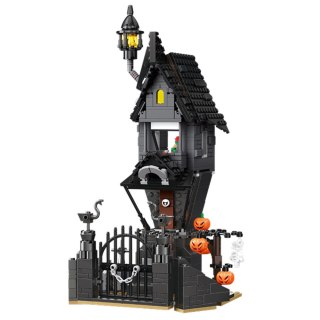 KLOCKI KONSTRUKCYJNE DOM STRACHU HALLOWEEN WIEŻA 581 EL.