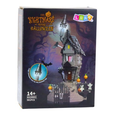 KLOCKI KONSTRUKCYJNE DOM STRACHU HALLOWEEN WIEŻA 581 EL.