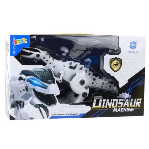 ROBOT DINOZAUR ZE SKRZYDŁAMI NA BATERIE PORUSZA SIĘ ŚWIATŁA DŹWIĘKI