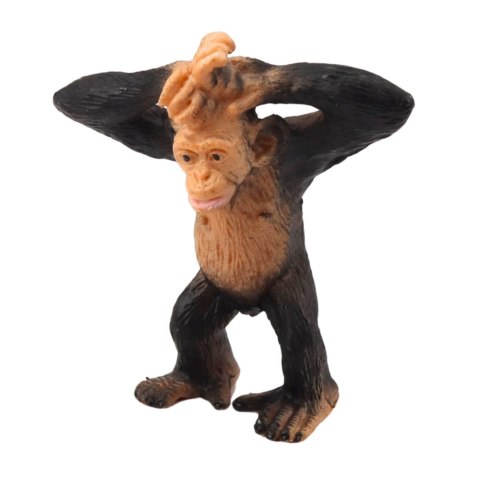ZESTAW MINI FIGURKI DZIKIE ZWIERZĘTA SZYMPANS ŻYRAFA 6-9CM 4SZT