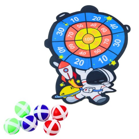 GRA ZRĘCZNOŚCIOWA STRZAŁ DO CELU PISTOLET KULKI NA RZEP KOSMOS