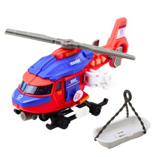 HELIKOPTER RATUNKOWY NOSZE HAK WCIĄGARKA NAPĘD ŚWIATŁA DŹWIĘKI MIX
