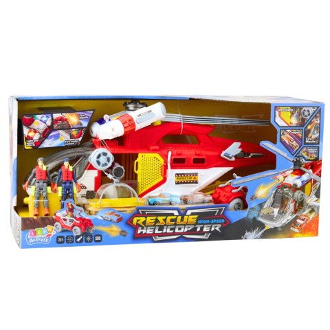 HELIKOPTER RATUNKOWY WIELOFUNKCYJNY AKCESORIA ZESTAW ŚWIATŁA DŹWIĘKI