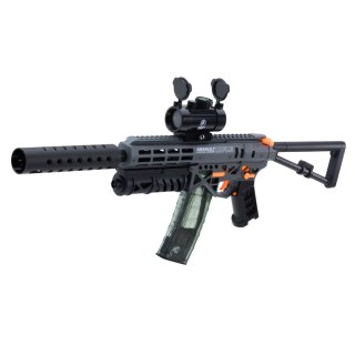 KARABIN NA KULKI WODNE MK7 NA AKUMULATOR CELOWNIK OKULARY KULKI