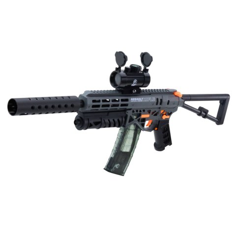 KARABIN NA KULKI WODNE MK7 NA AKUMULATOR CELOWNIK OKULARY KULKI