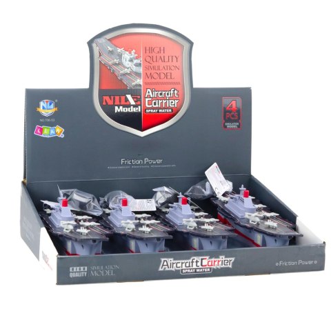 LOTNISKOWIEC STATEK MILITARNY NAPĘD EFEKT WODNY WIADERKO LEJEK