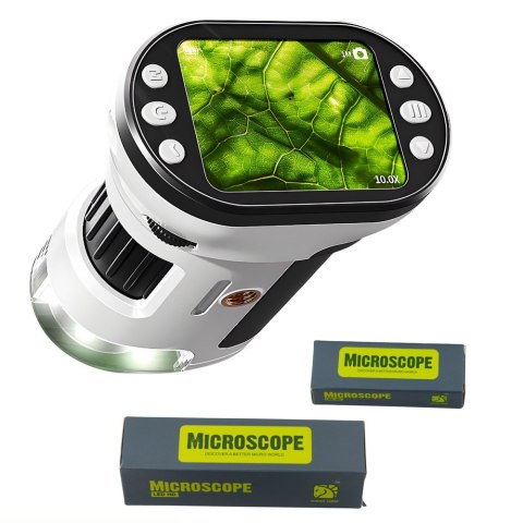 MIKROSKOP DLA DZIECI EDUKACYJNY CYFROWY Z EKRANEM