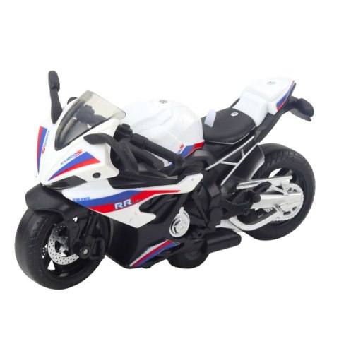 MOTOCYKL WYŚCIGOWY SPORTOWY Z NAPĘDEM ŚWIATŁA DŹWIĘKI MIX