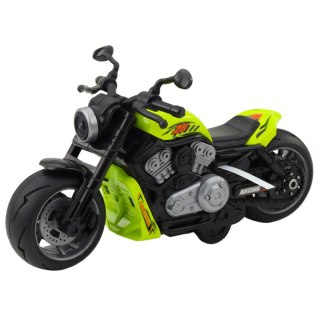 MOTOCYKL ZABAWKOWY NA BATERIE NAPĘD ŚWIATŁA DŹWIĘKI ZIELONY