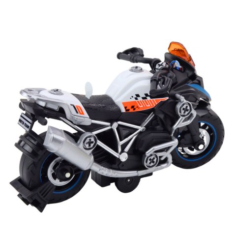 MOTOR WYŚCIGOWY DO SKRĘCANIA ROZKRĘCANIA DIY ŚWIATŁA DŹWIĘKI CZARNY