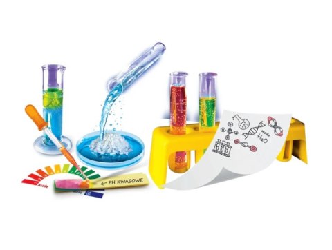 NAUKOWA ZABAWA MOJE LABORATORIUM CHEMICZNE JĘZYK POLSKI CLEMENTONI 60250