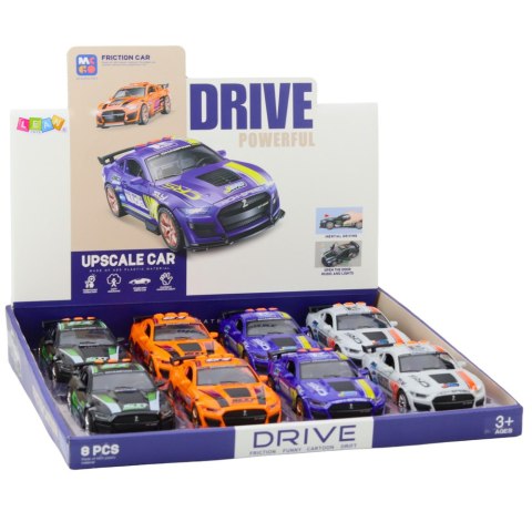 SAMOCHÓD WYŚCIGOWY GT 500 OTWIERANE DRZWI NAPĘD ŚWIATŁA DŹWIĘKI MIX