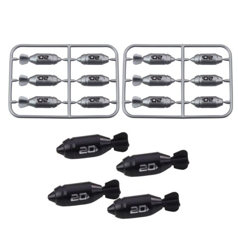 STATEK ŁÓDŹ PODWODNA STRZELAJĄCA TORPEDAMI NAPĘD CIEMNOSZARA 28CM