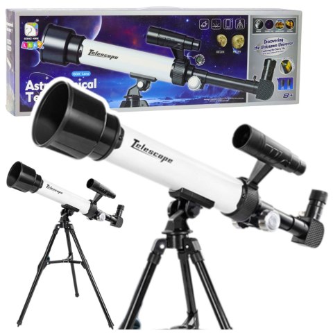 TELESKOP ASTRONOMICZNY LUNETA DLA DZIECI UCHWYT NA TELEFON OKULARY 30X 60X