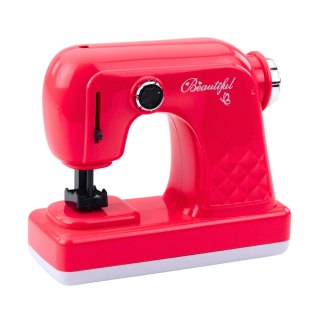 ZABAWKOWA MASZYNA DO SZYCIA Z MYSZKĄ DLA DZIECI ŚWIATŁA RÓŻOWA