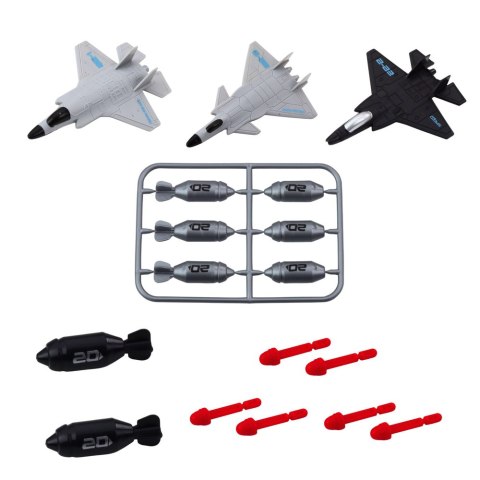 ZESTAW MILITARNY STATEK ŁÓDŹ PODWODNA MYŚLIWCE POCISKI