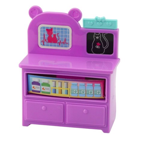 ZESTAW MINI LALECZKA WETERYNARZ PIES KOT AKCESORIA DO LECZENIA