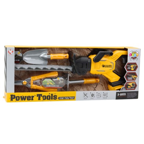 ZESTAW OGRODNICZY DLA DZIECI NOŻYCE ELEKTRYCZNE SEKATOR ŁOPATKA