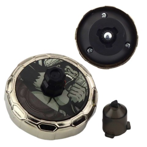 ZESTAW WYRZUTNIA Z BĄCZKIEM LATAJĄCY DYSK GORYL CZARNY