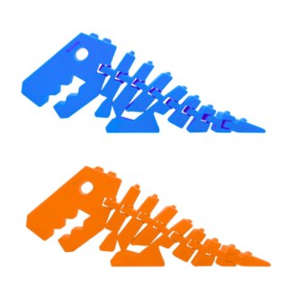 DINOZAUR PUZZLE FIDGET 3D UKŁADANKA ELASTYCZNY DO WYGINANIA MIX