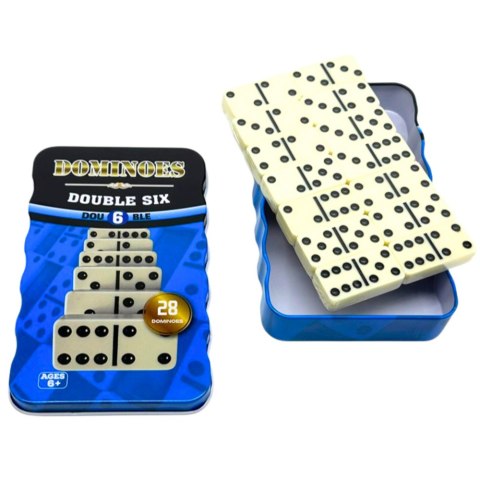 DOMINO GRA KLASYCZNA RODZINNA LOGICZNA ZRĘCZNOŚCIOWA 28 KOSTEK