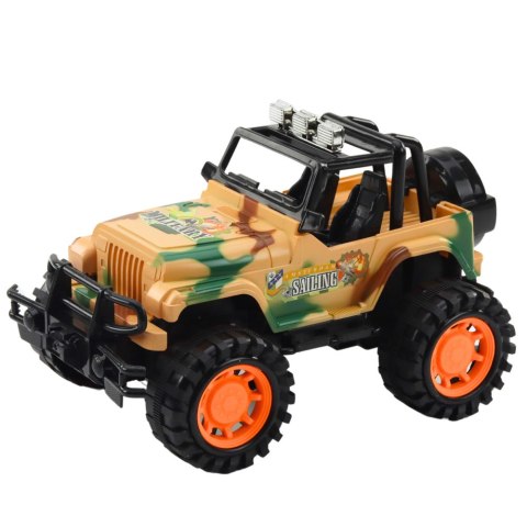 DUŻY SAMOCHÓD TERENOWY MILITARNY OFF-ROAD BEŻOWY 25CM