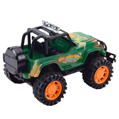 DUŻY SAMOCHÓD TERENOWY MILITARNY OFF-ROAD ZIELONY 25CM