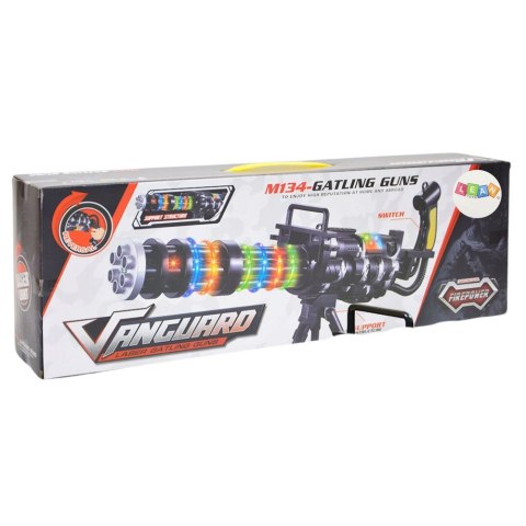 KARABIN SNAJPERSKI STOJAK ŚWIATŁA DŹWIĘKI WIBRACJE CZARNY