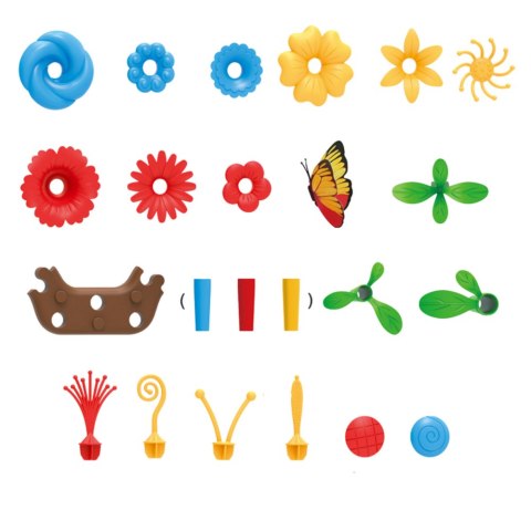 KLOCKI KONSTRUKCYJNE OGRÓD KWIATOWY DIY 148 ELEMENTÓW