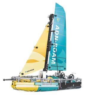 KLOCKI KONSTRUKCYJNE ŻAGLÓWKA ŁÓDŹ TYPE 65 MODEL 675EL