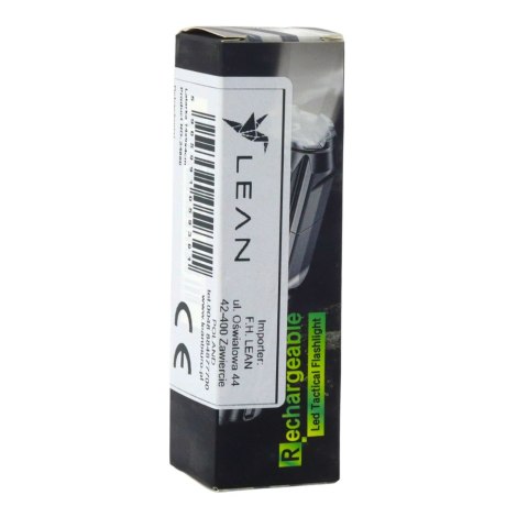 LATARKA LED REGULACJA ZOOM 3 TRYBY ŚWIECENIA ŁADOWANIE USB CZARNA