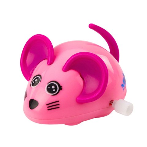 MYSZKA NAKRĘCANA JEŹDZI PORUSZA OGONKIEM 8CM MIX KOLOR