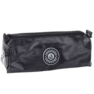 PIÓRNIK SZKOLNY ORGANIZER JEDNOKOMOROWY CZARNY 21,5CM